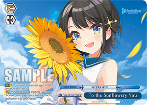 To the Sunflowery You