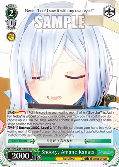 Snooty, Amane Kanata