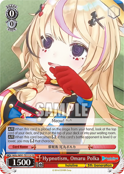 Hypnotism, Omaru Polka
