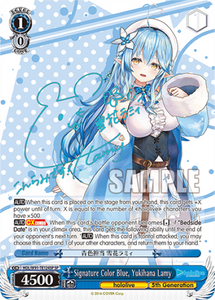 Signature Color Blue, Yukihana Lamy