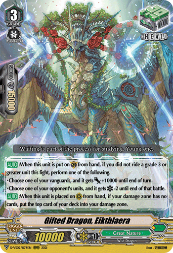 Gifted Dragon, Eikthlaera